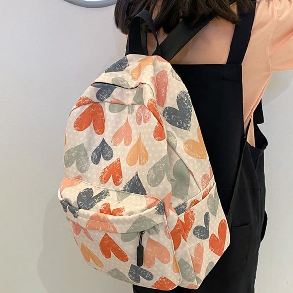 

backpack kawaii waterproof women graffiti printing female schoolbag for teenage girls ladies travel bagpack mochila book bag