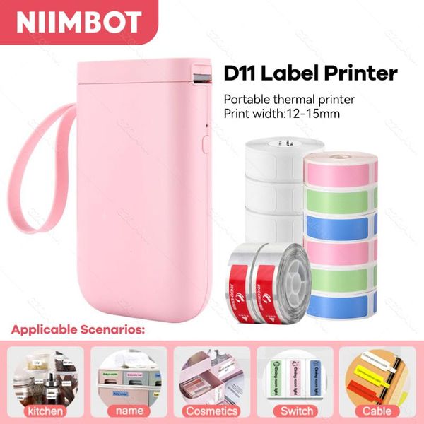 

copiers d11 wireless label printer portable pocket handheld bluetooth connection fast printing for home office impresoras