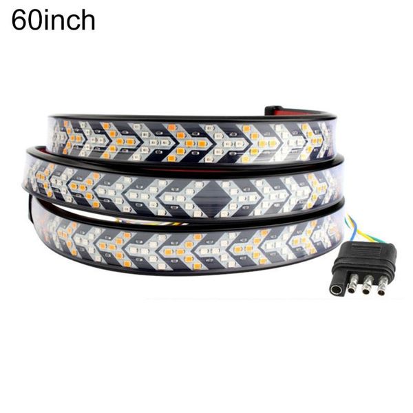 

emergency lights 48 inch 60 528-led truck strip tailgate turn signal brake tail reverse light bar with dual flash car accessories