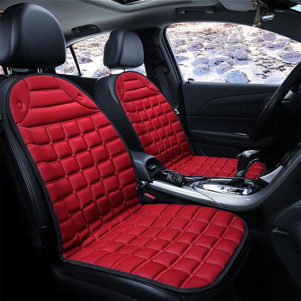 

car seat covers 1 pair winter heating heated cushion automotive cover warmer universal temperature control