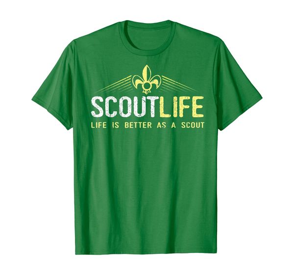 

Scout Life and Life Is Better As A Scout gift T-Shirt, Mainly pictures