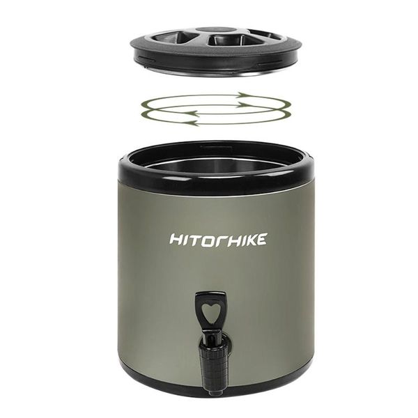 

hydration packs hitorhike 6/10l large capacity bucket with faucets tea car travel portable insulation barrel for outdoor camping hiking