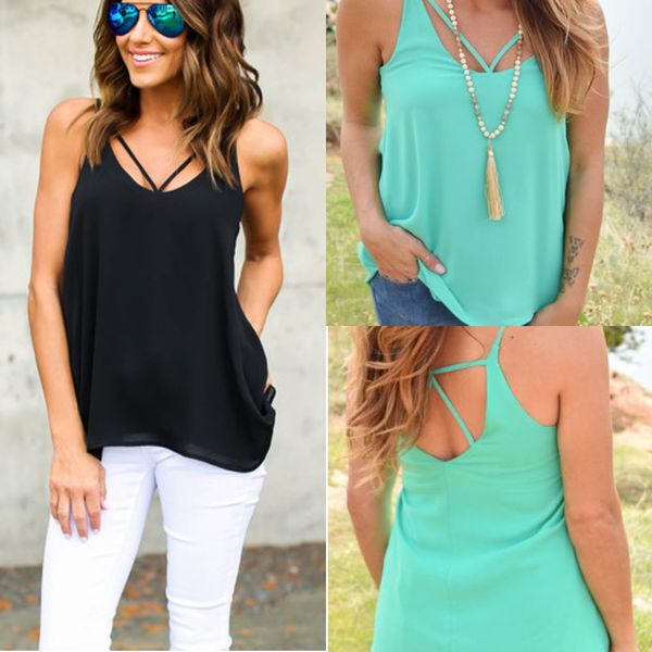 

new suspender chiffon vest, Black;white