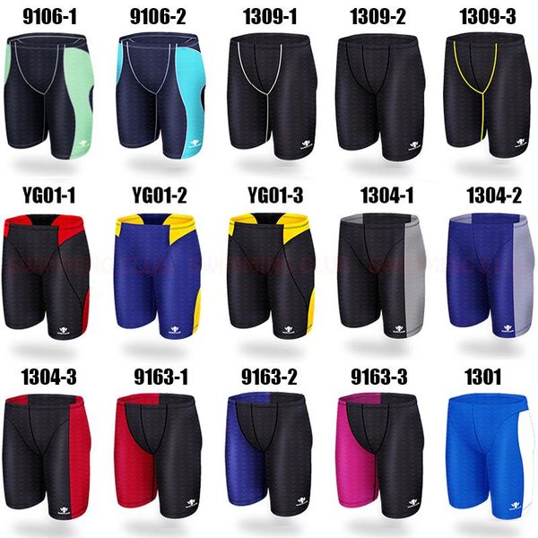 

men's boys competition training racing jammers professional swimming trunks all size [ one-piece suits
