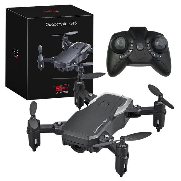 

folding quadcopter wifi fpv drone 2.4g optical flow configuration fixed height stable flight one key return rc helicopter drones