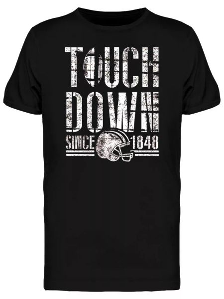 

Touch Down Since 1848 Men's Tee -Image by Shutterstock, White;black