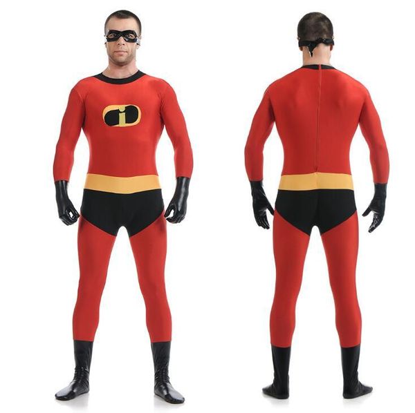 

gym clothing 2021 family costume spandex halloween party kids hero cosplay suit jumpsuit bodysuit breathable, White;black