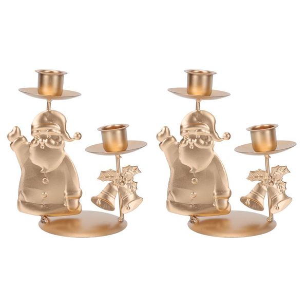 

candle holders 2pcs wrought iron candleholder home stand christmas deskadornment