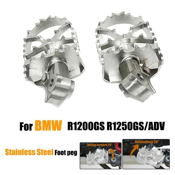 

pedals r1250gs front footpeg footrest for r1200gs adventure r1200 r1250 r 1200 1250 gs lc 2014-2021 foot rest pegs wide