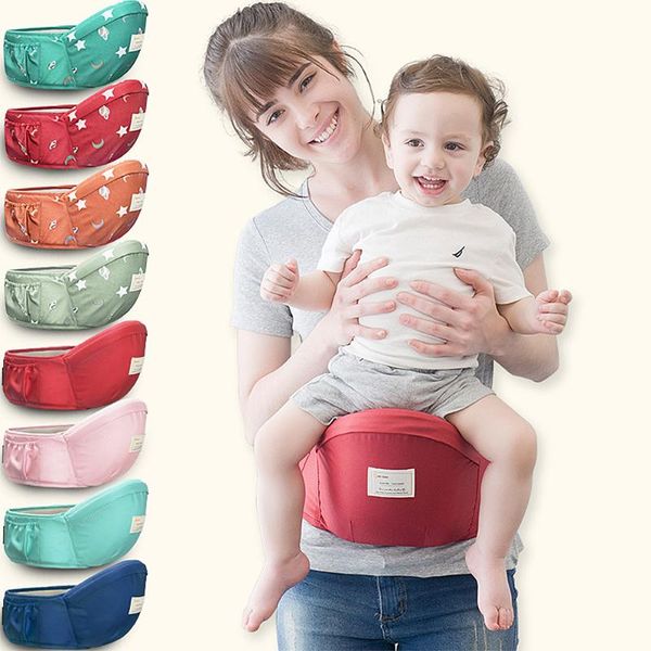 

baby carrier cotton holder waist stool front wrap sling hip seat bag kids walkers carriers, slings & backpacks