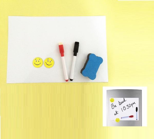 

whiteboards a4 size magnetic whiteboard for fridge marker 2 magnets 210x297mm kitchen message notice pad boards writing drawing dry eraser