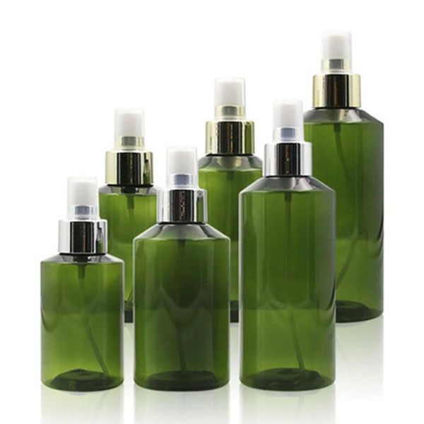

storage bottles & jars 100ml/150ml/200ml travel portable refillable bottle dark green plastic mist spray