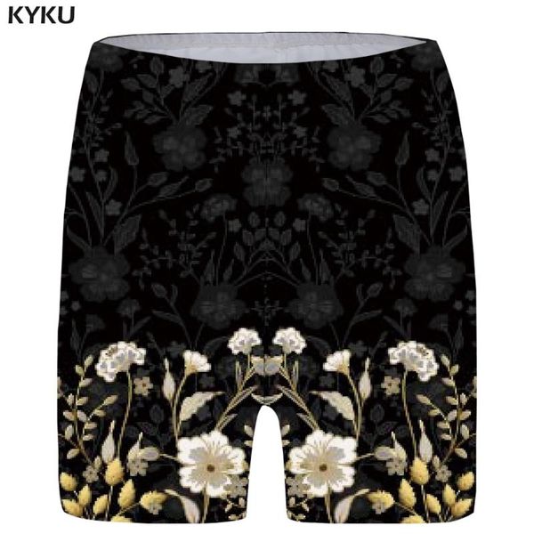 

women's shorts kyku brand cat women purple animal short pants love 3d printed vintage anime ladies womens casual summer, White;black