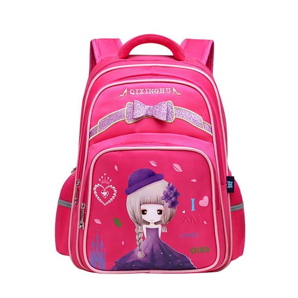 

school bags fashion backpack for girls boys bear cartoon princess children orthopedic mochila infantil grade 1-5