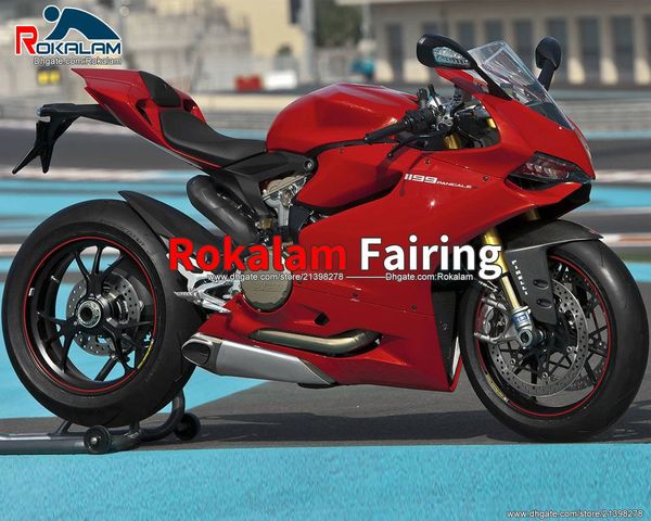 

for ducati 1199 899 1199s panigale 2012 2013 2014 all red bodywork 12-14 sport bike fairings kit (injection molding)