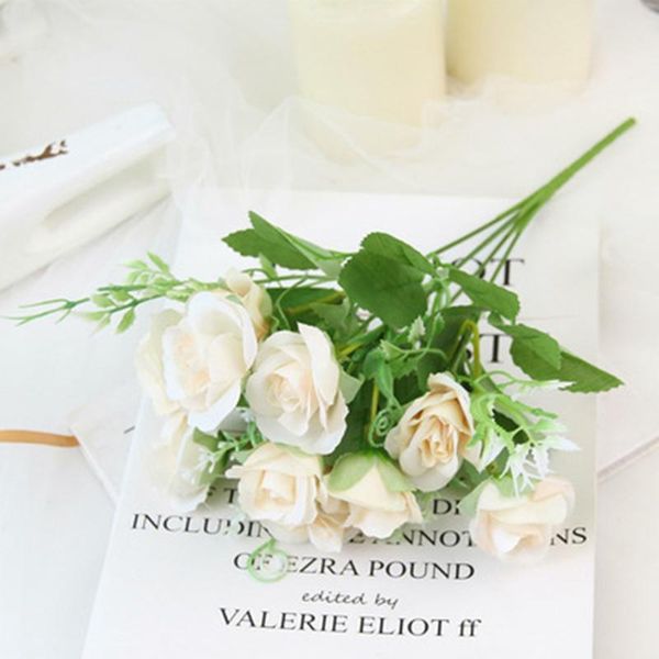 

decorative flowers & wreaths 1 bunch artificial flower 5 head small ranunculus bouquet - silk with leaves