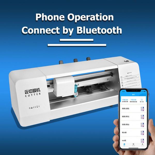 

power tool sets auto film cutting machine bluetooth usb computer connect blade oca films cutter plotter for mobile phone camera hydrogel she