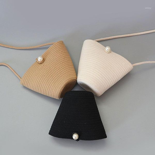 

evening bags summer ins super fire women small woven bag female 2021 pearl shoulder cross body fashion children1