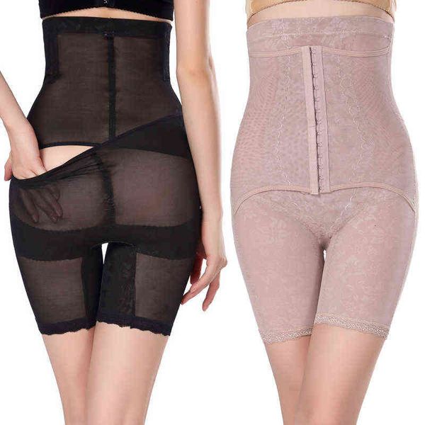

luxury women's shapers plastic furmei's breasted flat angle high closing pants postpartum hip lifting body shaping, straddling and, Black;white