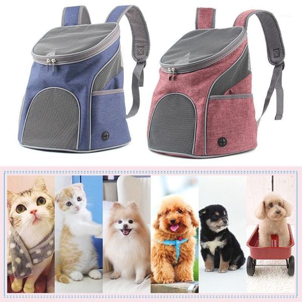 

cat carriers,crates & houses pet portable carrier backpack breathable outing bag for dogs/cats durable pets accessories