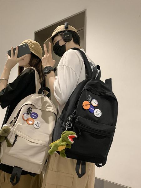 

backpack chaopai men's simple middle school students' leisure junior high