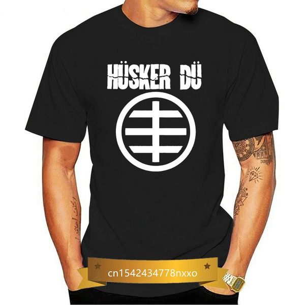 

men's t-shirts husker du circle logo 2 t shirt, White;black
