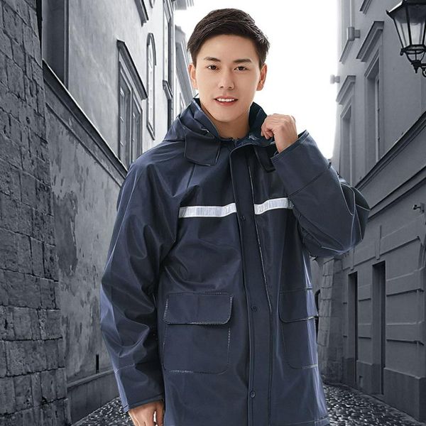 

raincoats reflective fashion raincoat waterproof suit polyester outdoor hooded pants veste pluie homme product bs50yy