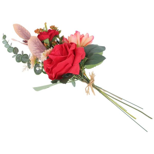 

decorative flowers & wreaths 1pc fake bouquet adornment flower bunch ornament home