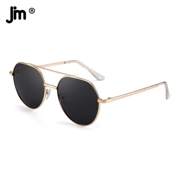 

sunglasses jm round polarized for men women ztmt1002, White;black