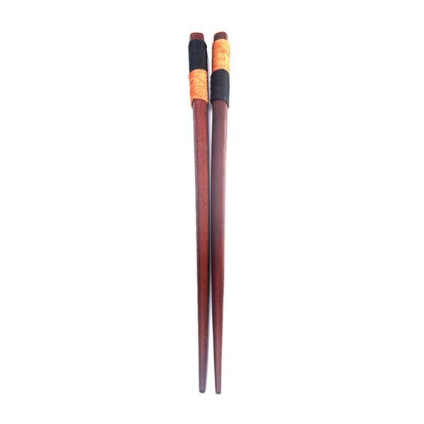 

chopsticks durable handmade natural chestnut wood fancy wire set value gift