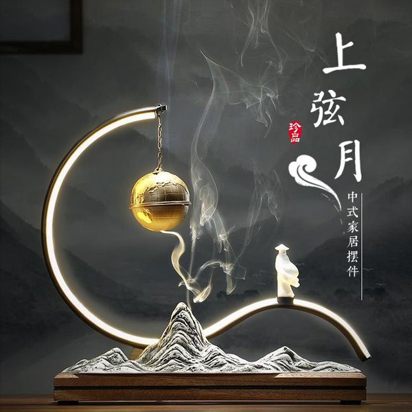 

modern incense burner holder ceramic large eletric smoke fountain budas decorativos figuras living room bd50ib fragrance lamps