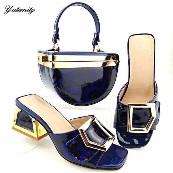 

dress shoes african summer ladies matching and bag set italy bags for party women on sale, Black