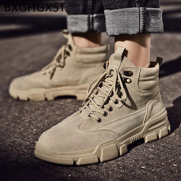 

boots ankle men luxury shoes genuine leather brand snow fashion designer zapatos hombre casual tenis, Black