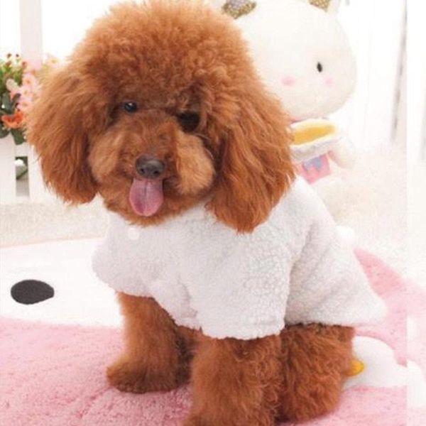 

dog apparel autumn and winter warm angel sheep pet clothing into supplies