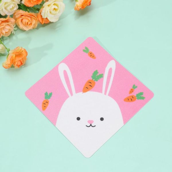 

bath mats 6pcs bathroom anti-slip stickers cartoon printing peva waterproof hard-wearing for home