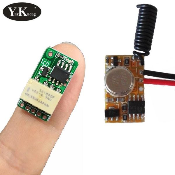 

smart home control power saving mini relay contact rf wireless switches 3.7v4.2v5v6v7.4v9v12v 433 small tiny remote pcb