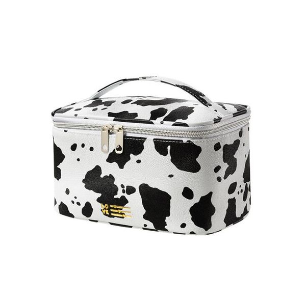 

handbag women cosmetic bag femal pu leather brush makeup organizers storage bags outdoor large capacity travel case 6 colors