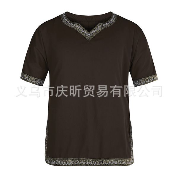 

sleeve casual dresses short v-neck cosplay show costume au8680, Black;gray