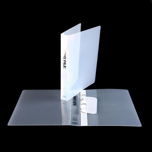 

business card files deli transparent and colorful a4 fresh double-hole double perforation plastic folder document folders