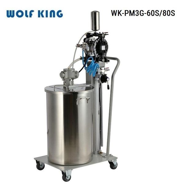 

pneumatic tools wolfking wk-pm6g-60s automatic air agitator paint mixer 60l agitation,wk-pm3g-80s fluid 80l agitation