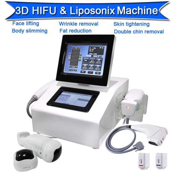 Profissional 3d máquina hifu forma forma para cima corpo mais magro face elevador removedor de rugas dispositivo liposonix beleza equipamento