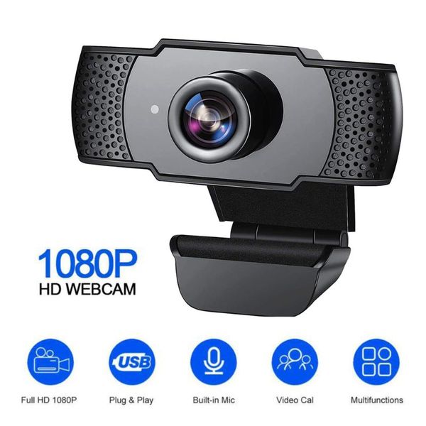 

webcams 1080p manual focus usb webcam rotatable online live web camera built-in microphone with indicator light for lapdeskpc