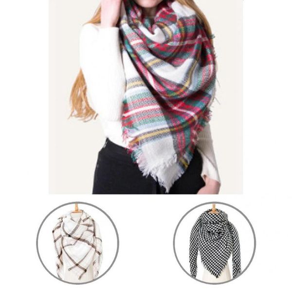 

scarves women scarf soft square print splicing warm shawl fine stitching winter shawls, Blue;gray