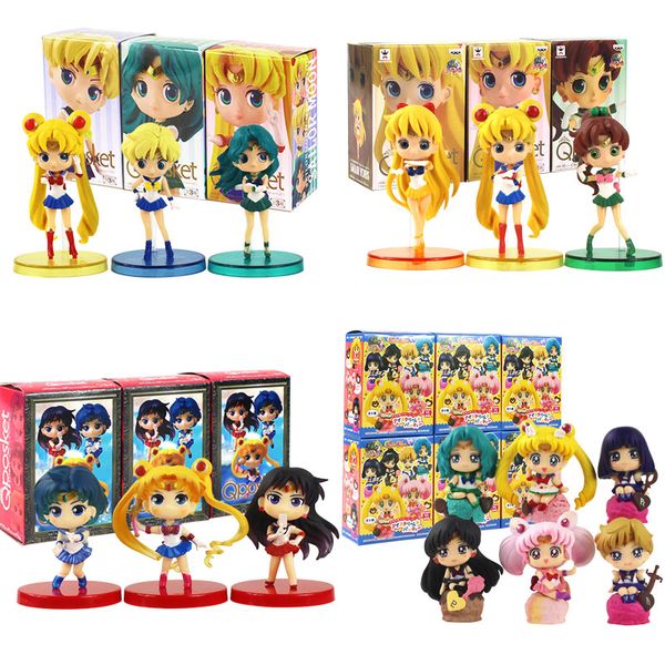 

3pcs/set PVC Action Mini Figures Anime Model Toys Brinquedos