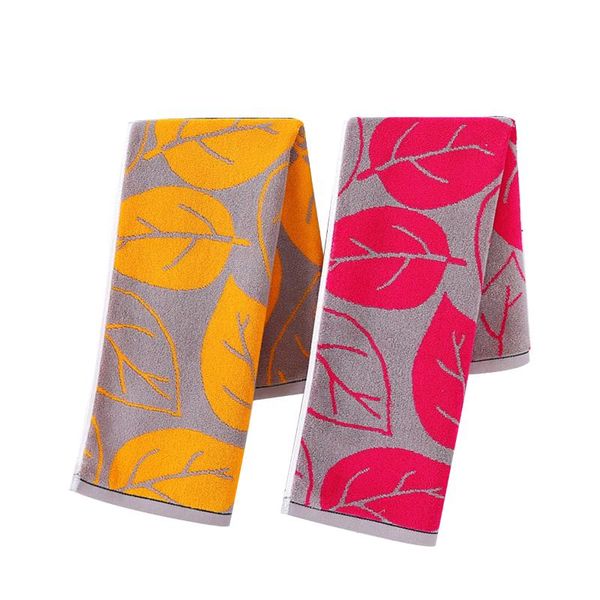 

towel face leaf print household water absorbent quick drying bath washcloth