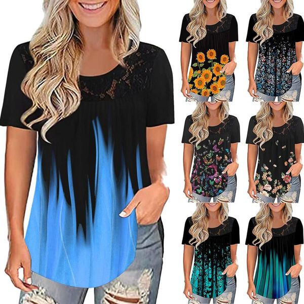 

women's blouses & shirts 2021 o-neck short sleeve loose shirt casual summer tee female blusas femme s-2xl, White