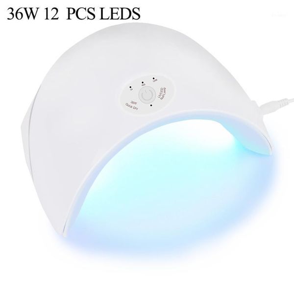 

dmoley 36w uv led lamp nail dryer for all types gel 12 pcs nails with usb charge art manicure tools1