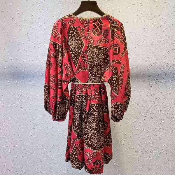 

dresses spring summer fashion club ladies v-neck chic print string belt deco sleeve casual beach sun, Black;gray