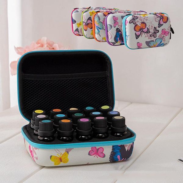 

storage bags essential oil case hard shell eva shockproof portable travle bag for 10/15ml sub bottle dropship