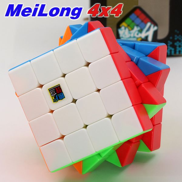 

MoYu Magic Cube MeiLong 4x4x4 4x4 Stickerless Professional Educational Toys Game Stickers Magico Cubo 4*4 Speed Twist Puzzles